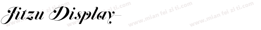 Jitzu Display字体转换